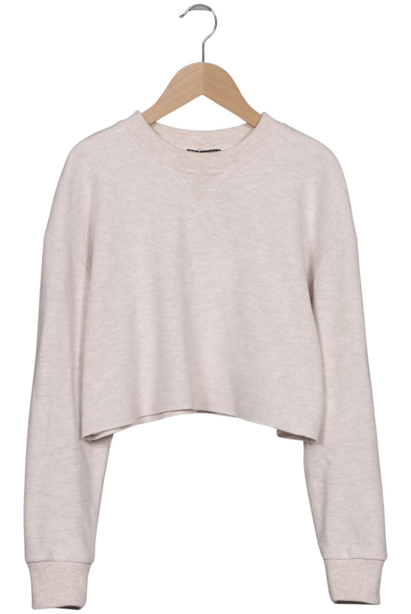 

Zara Damen Sweatshirt, beige, Gr. 36