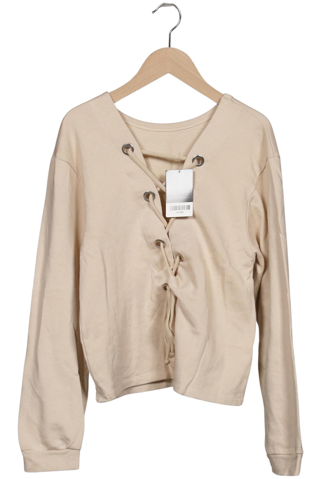 

Zara Damen Sweatshirt, beige, Gr. 36