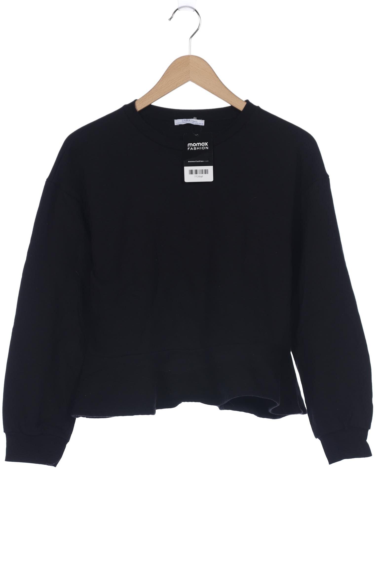 

ZARA Damen Sweatshirt, schwarz