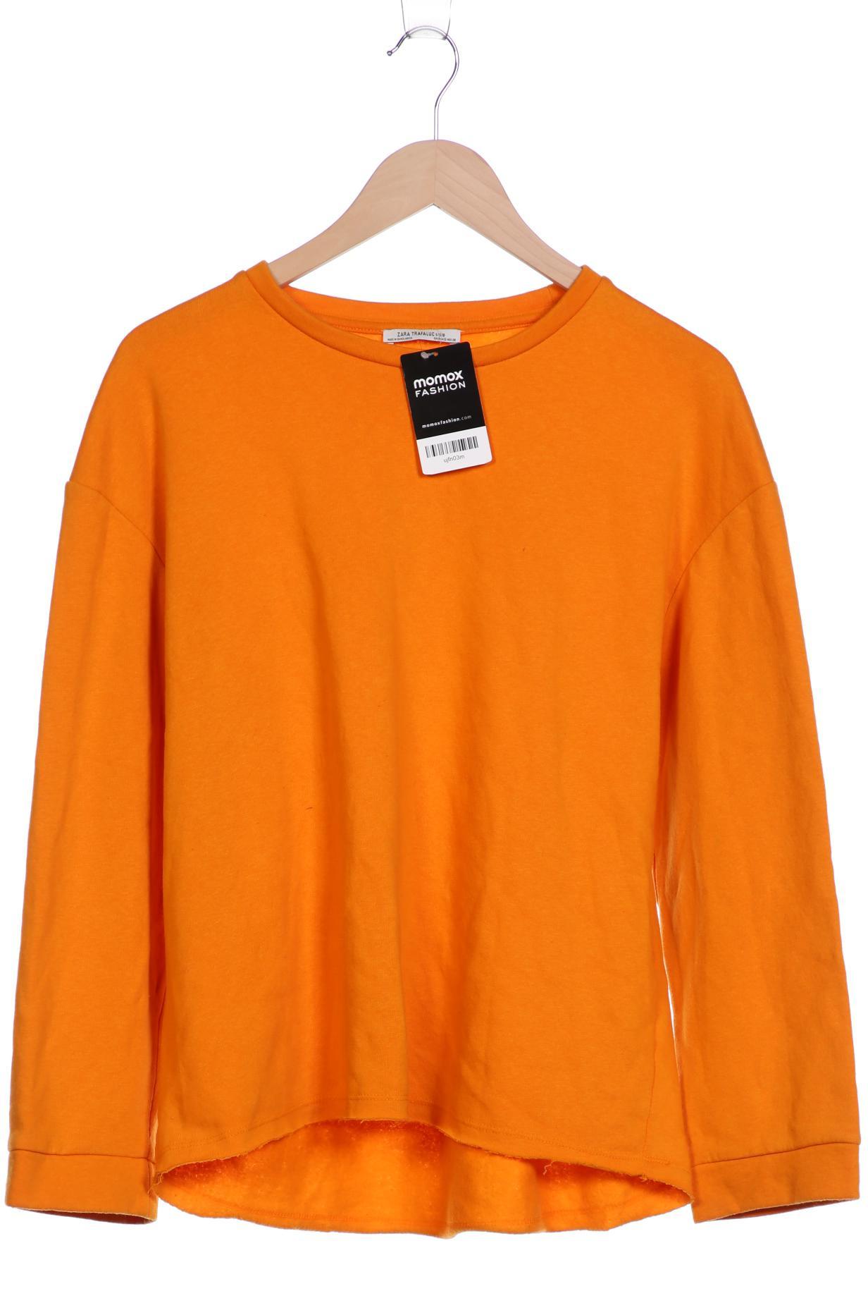 

Zara Damen Sweatshirt, orange, Gr. 36