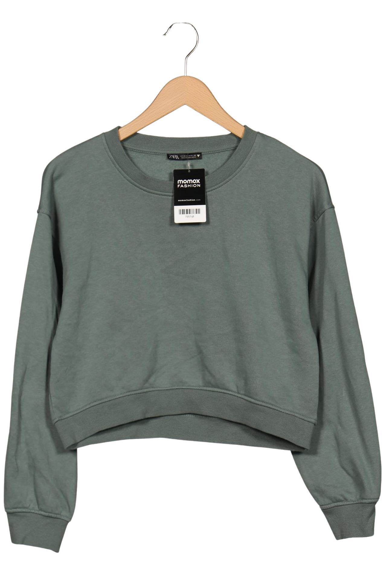 

Zara Damen Sweatshirt, grün, Gr. 38