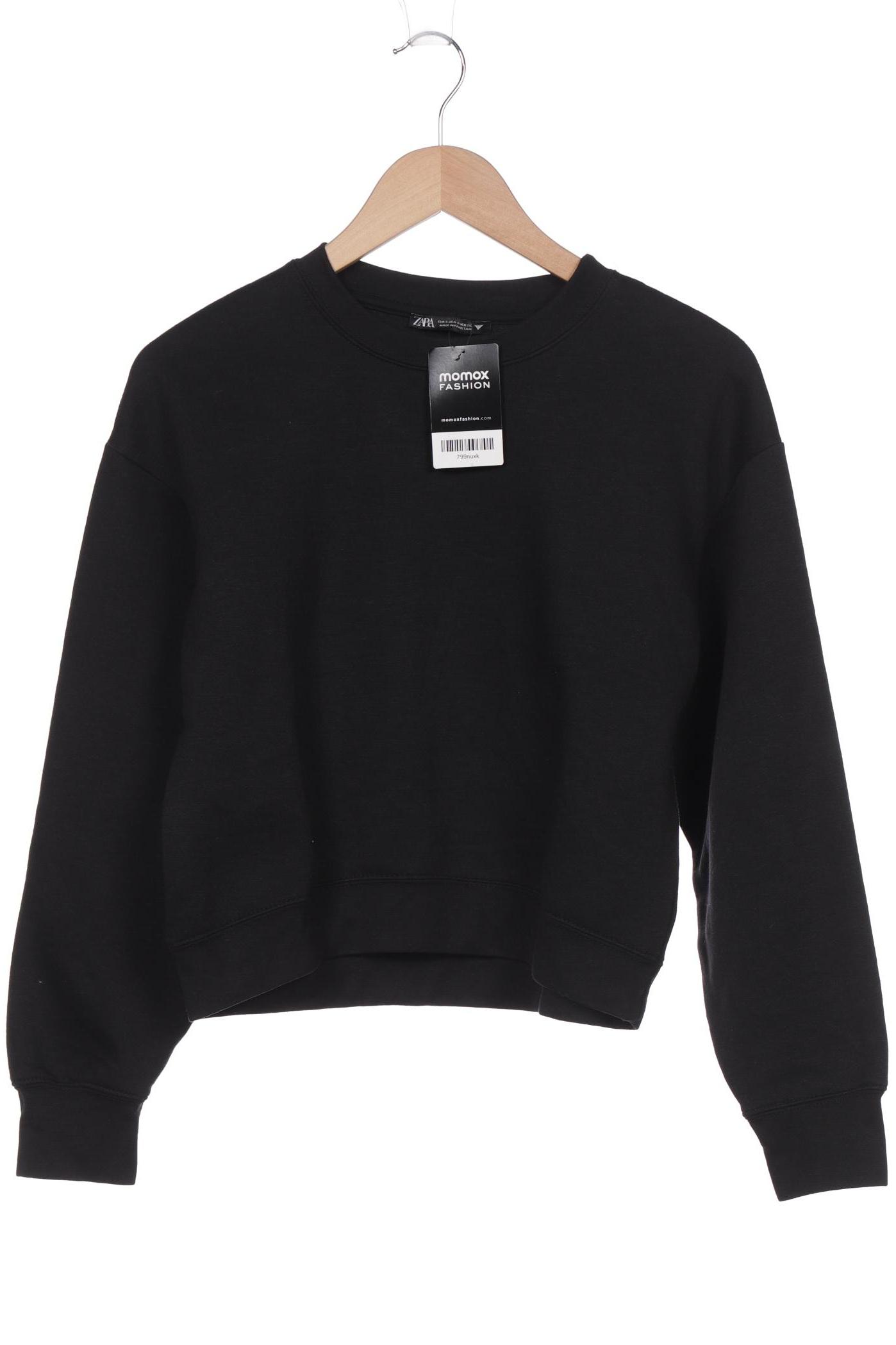 

ZARA Damen Sweatshirt, schwarz