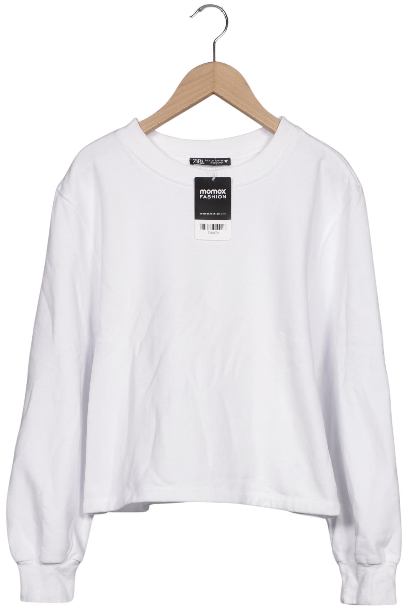 

Zara Damen Sweatshirt, weiß, Gr. 38