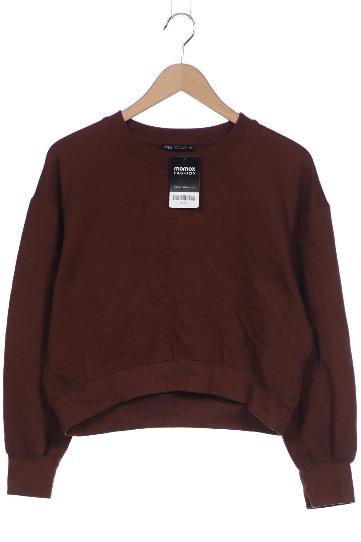 

Zara Damen Sweatshirt, braun, Gr. 38