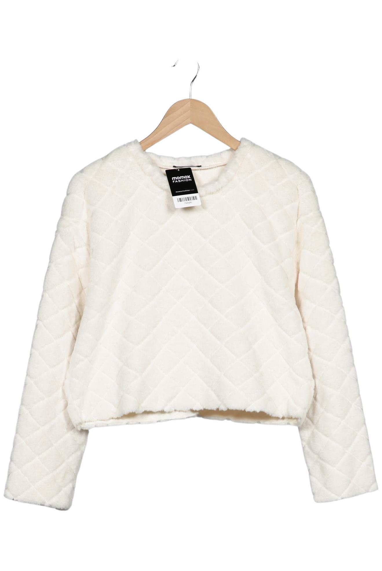 

Zara Damen Sweatshirt, cremeweiß, Gr. 38