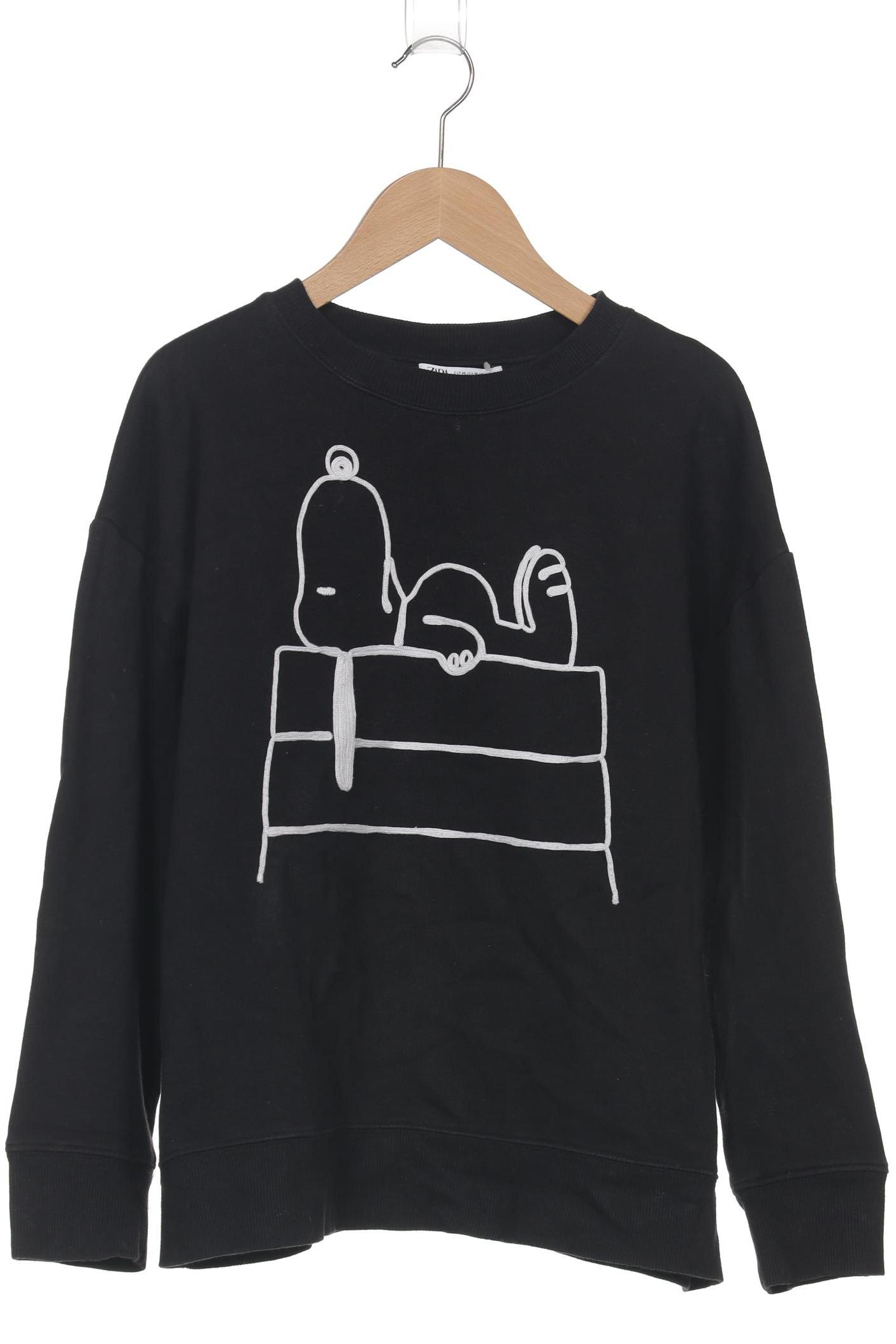 

Zara Damen Sweatshirt, schwarz, Gr. 38