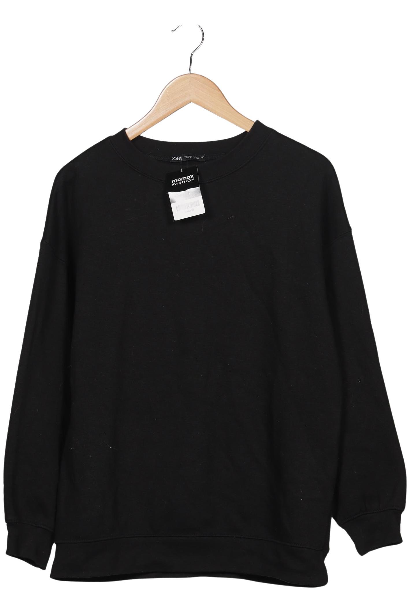 

Zara Damen Sweatshirt, schwarz, Gr. 36