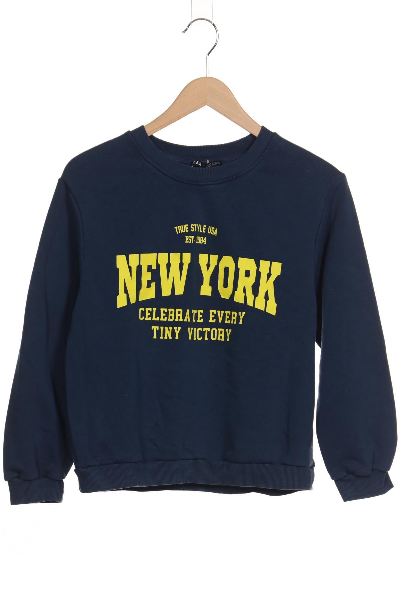 

Zara Damen Sweatshirt, blau, Gr. 36