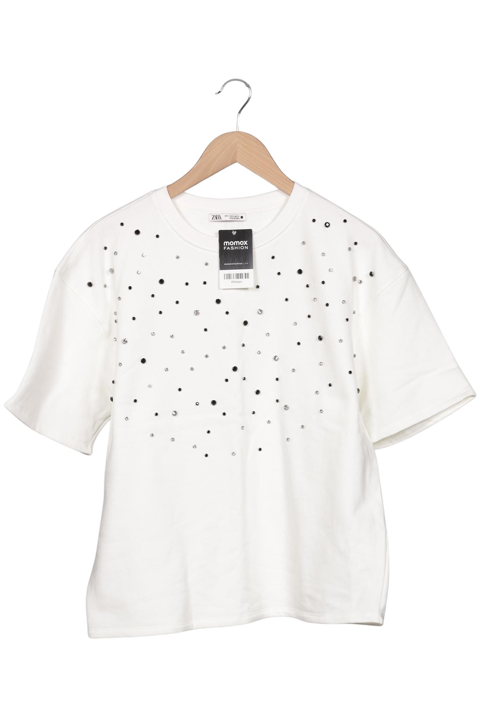 

Zara Damen Sweatshirt, weiß, Gr. 36