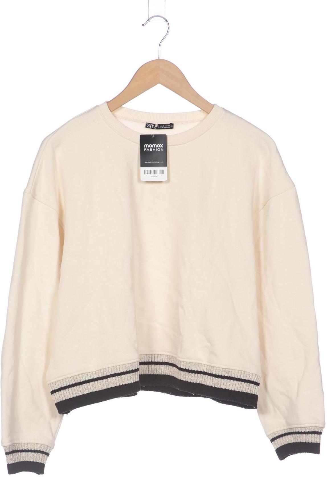 

Zara Damen Sweatshirt, beige, Gr. 36