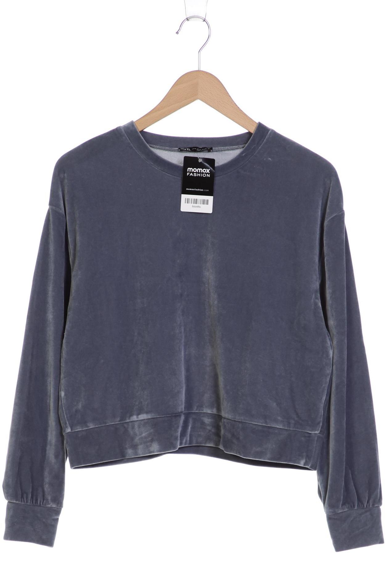 

ZARA Damen Sweatshirt, blau