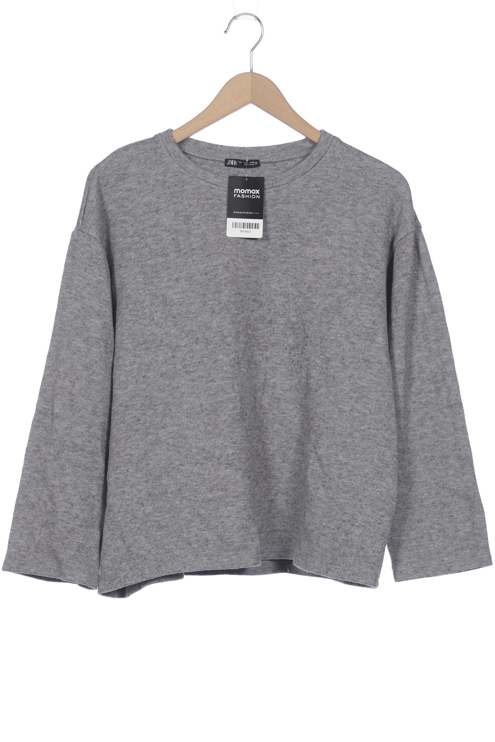

Zara Damen Sweatshirt, grau, Gr. 42