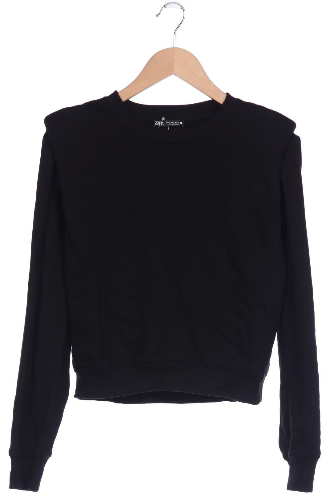 

ZARA Damen Sweatshirt, schwarz