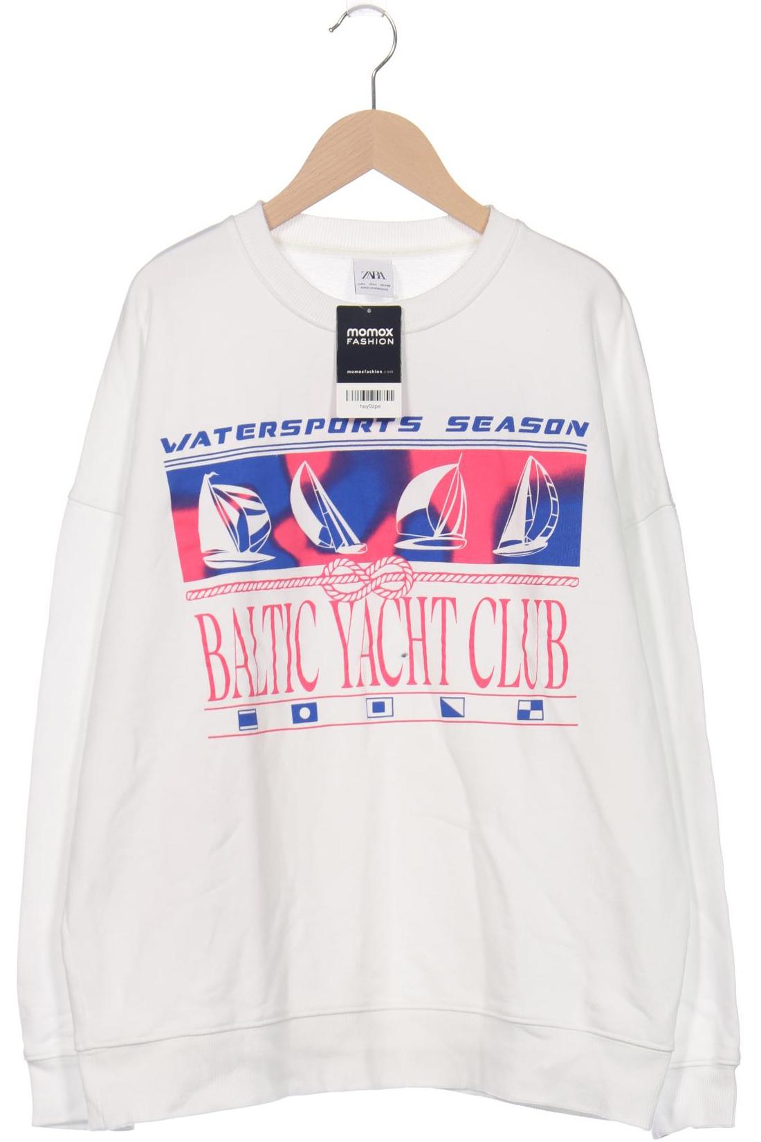 

Zara Damen Sweatshirt, weiß, Gr. 42