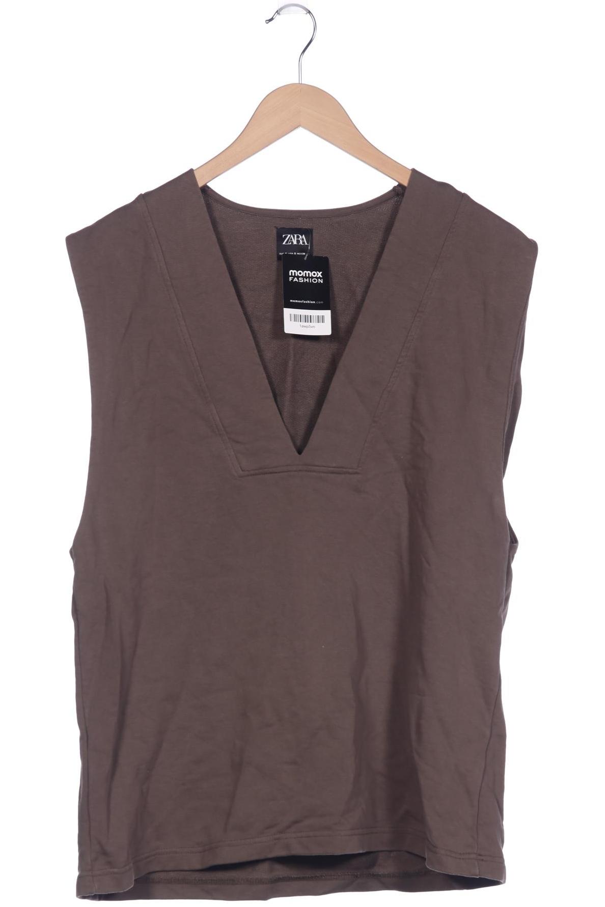 

Zara Damen Sweatshirt, braun, Gr. 36