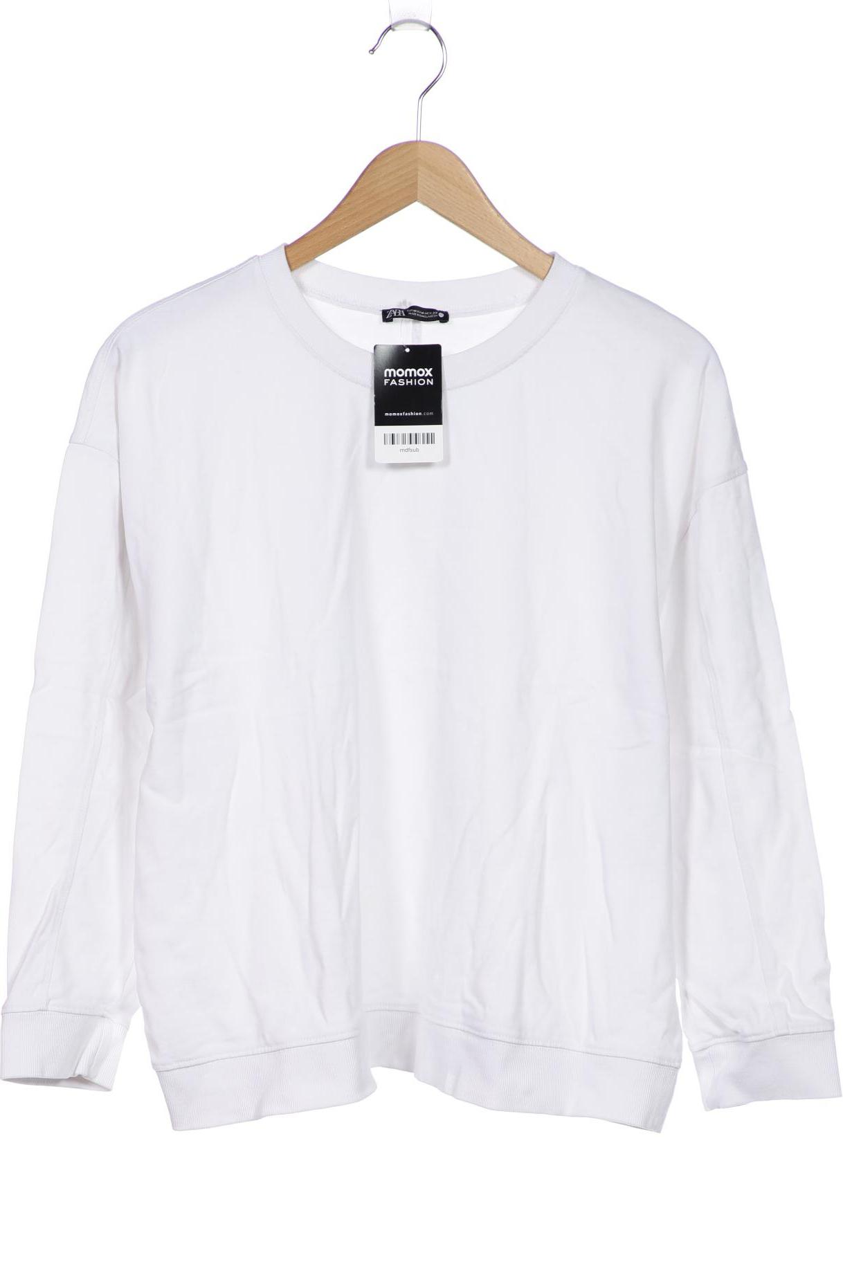 

ZARA Damen Sweatshirt, weiß