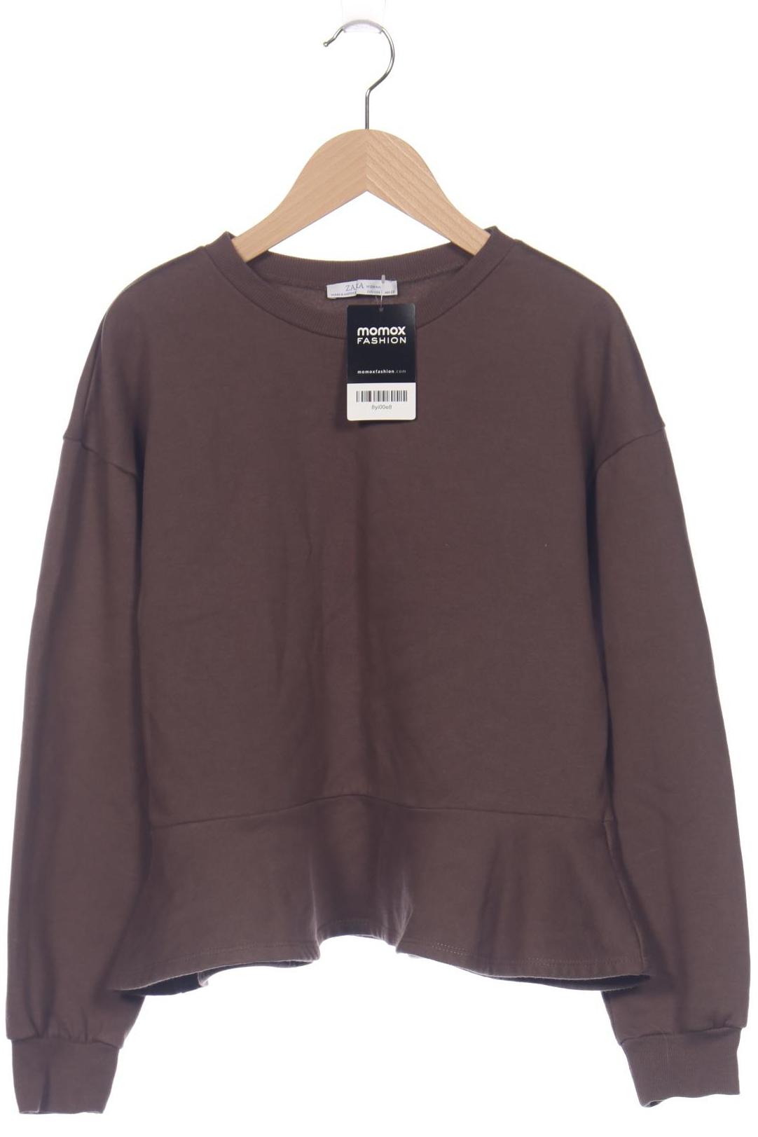 

Zara Damen Sweatshirt, braun, Gr. 36