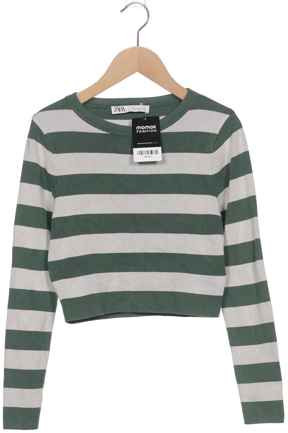 

Zara Damen Sweatshirt, grün, Gr. 38