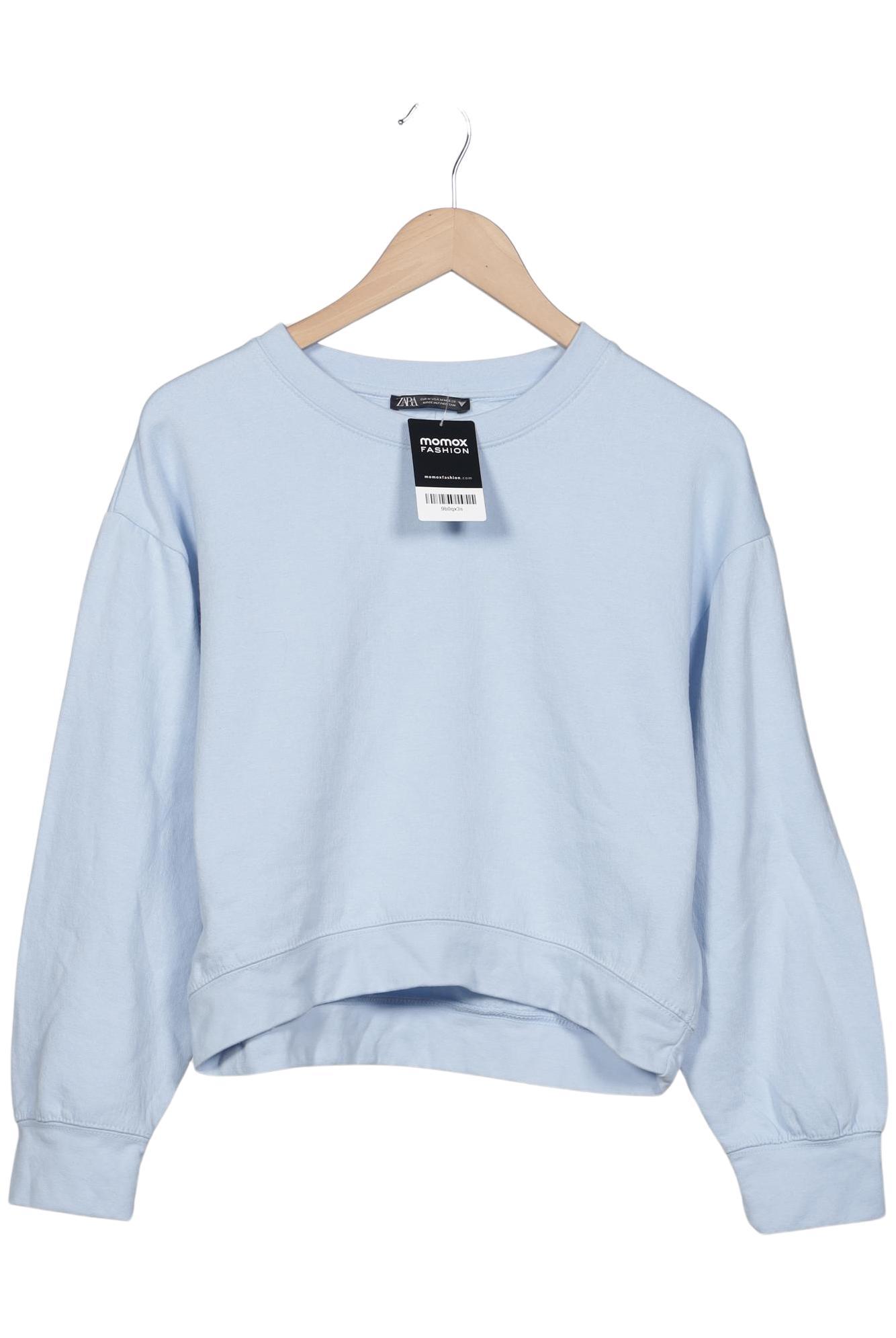 

Zara Damen Sweatshirt, hellblau, Gr. 38