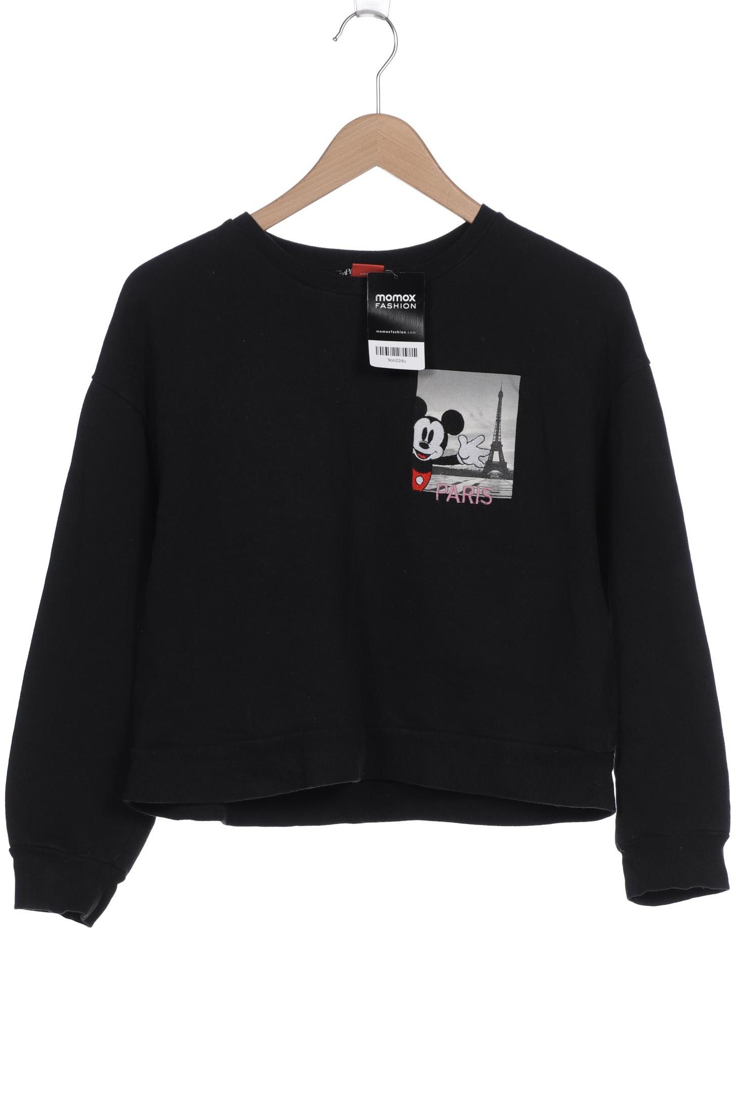

ZARA Damen Sweatshirt, schwarz