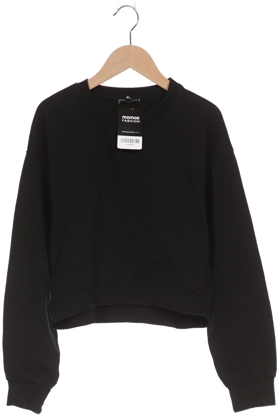 

ZARA Damen Sweatshirt, schwarz