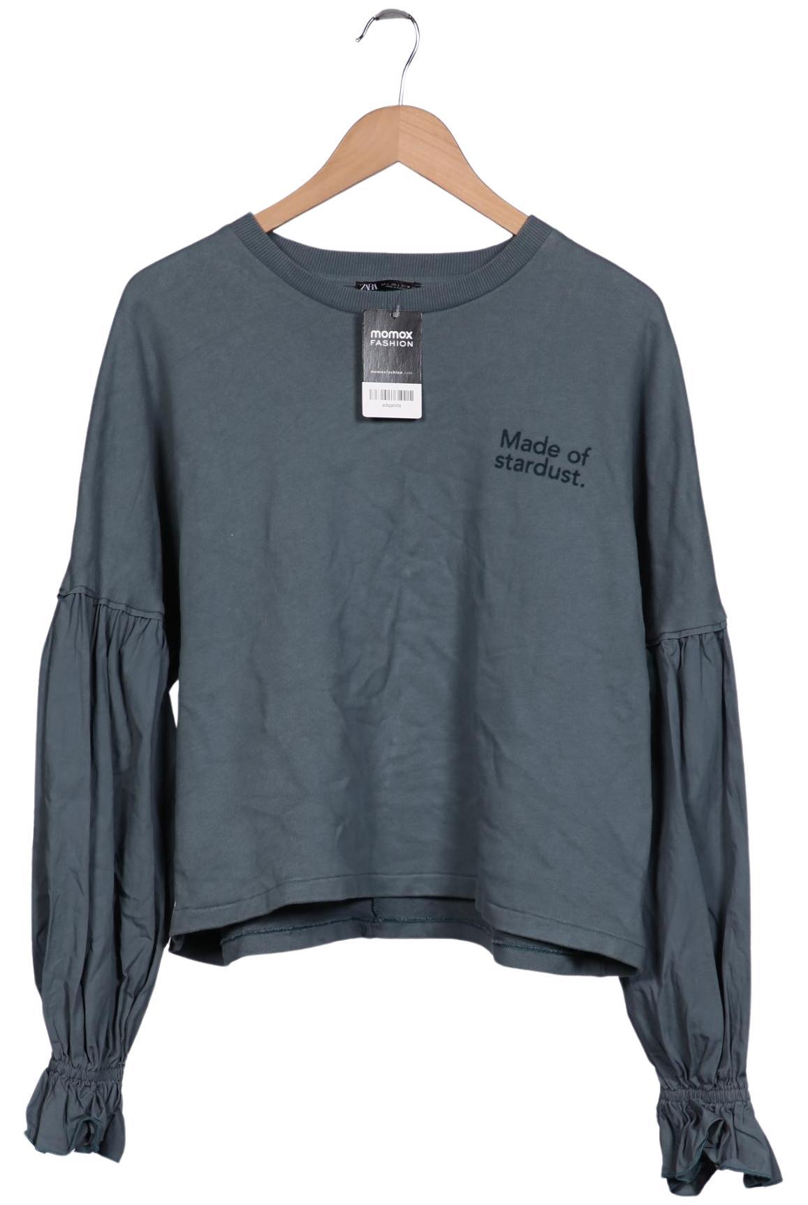

Zara Damen Sweatshirt, türkis, Gr. 42