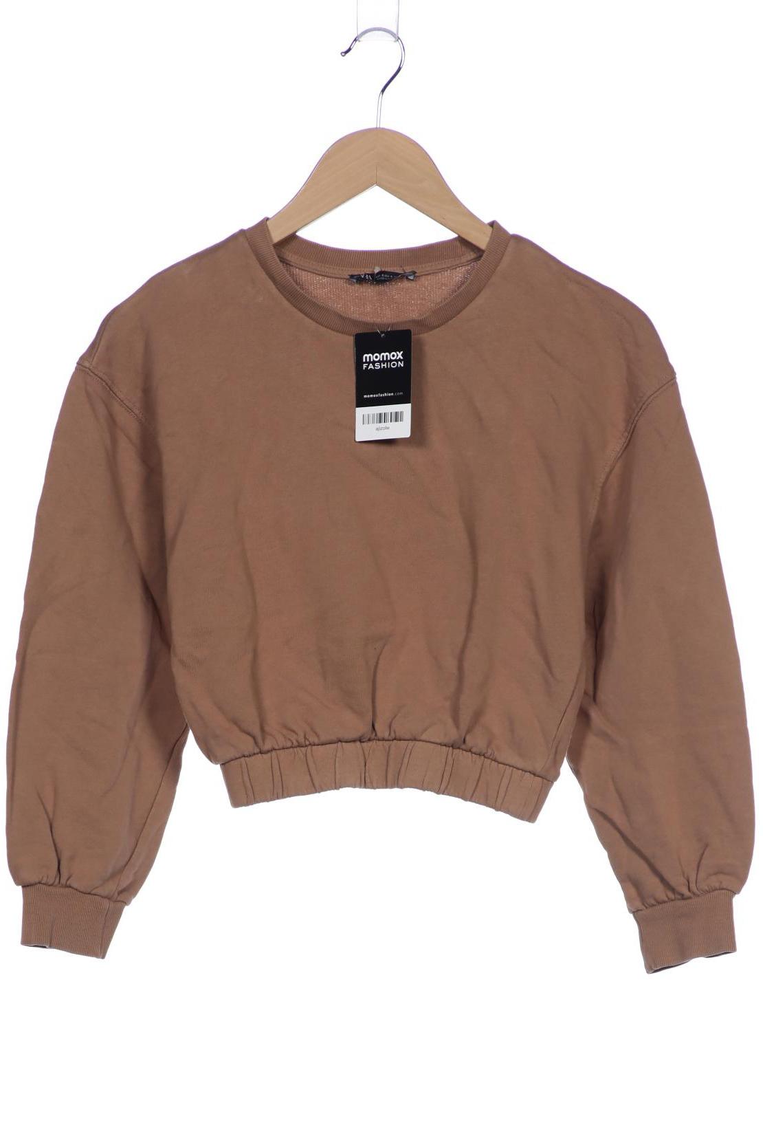 

Zara Damen Sweatshirt, beige, Gr. 36