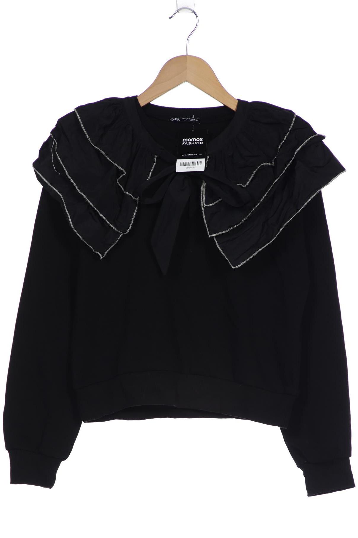 

ZARA Damen Sweatshirt, schwarz