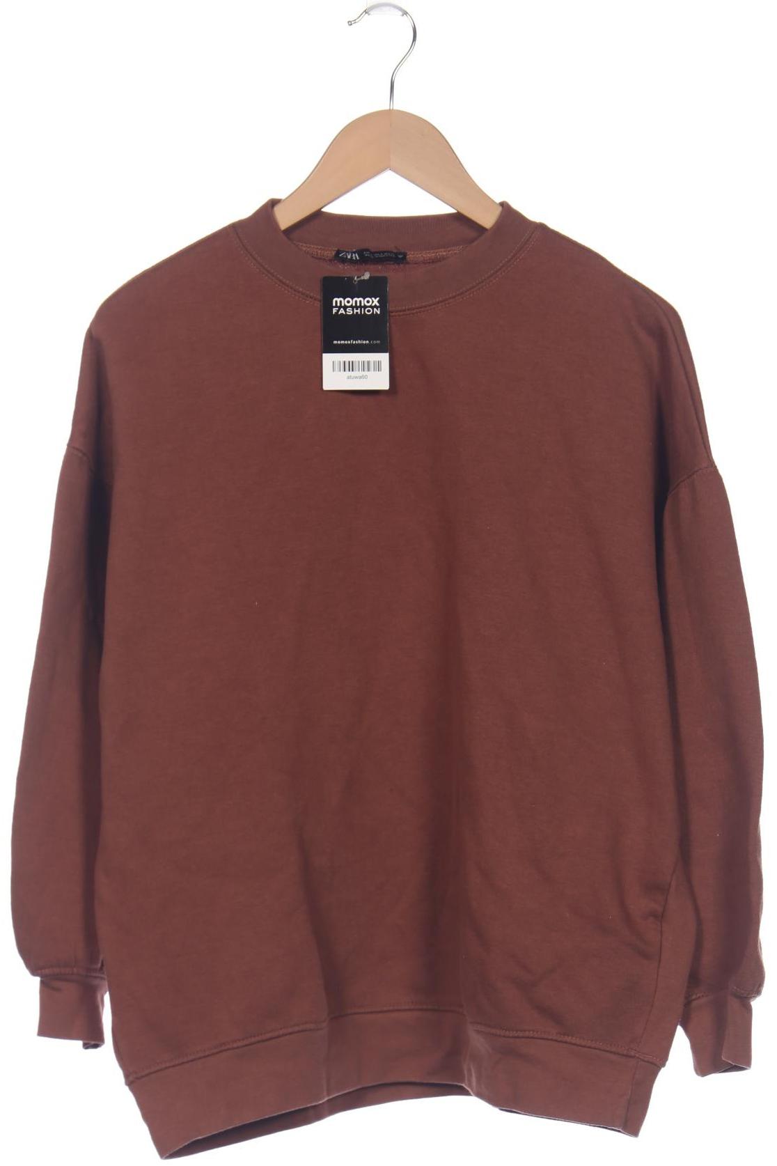 

Zara Damen Sweatshirt, braun, Gr. 36