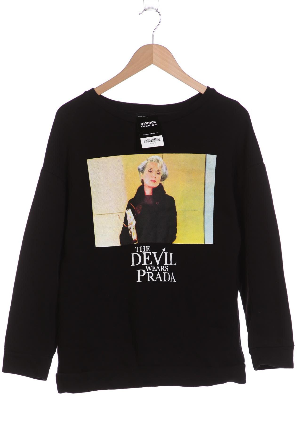 

ZARA Damen Sweatshirt, schwarz