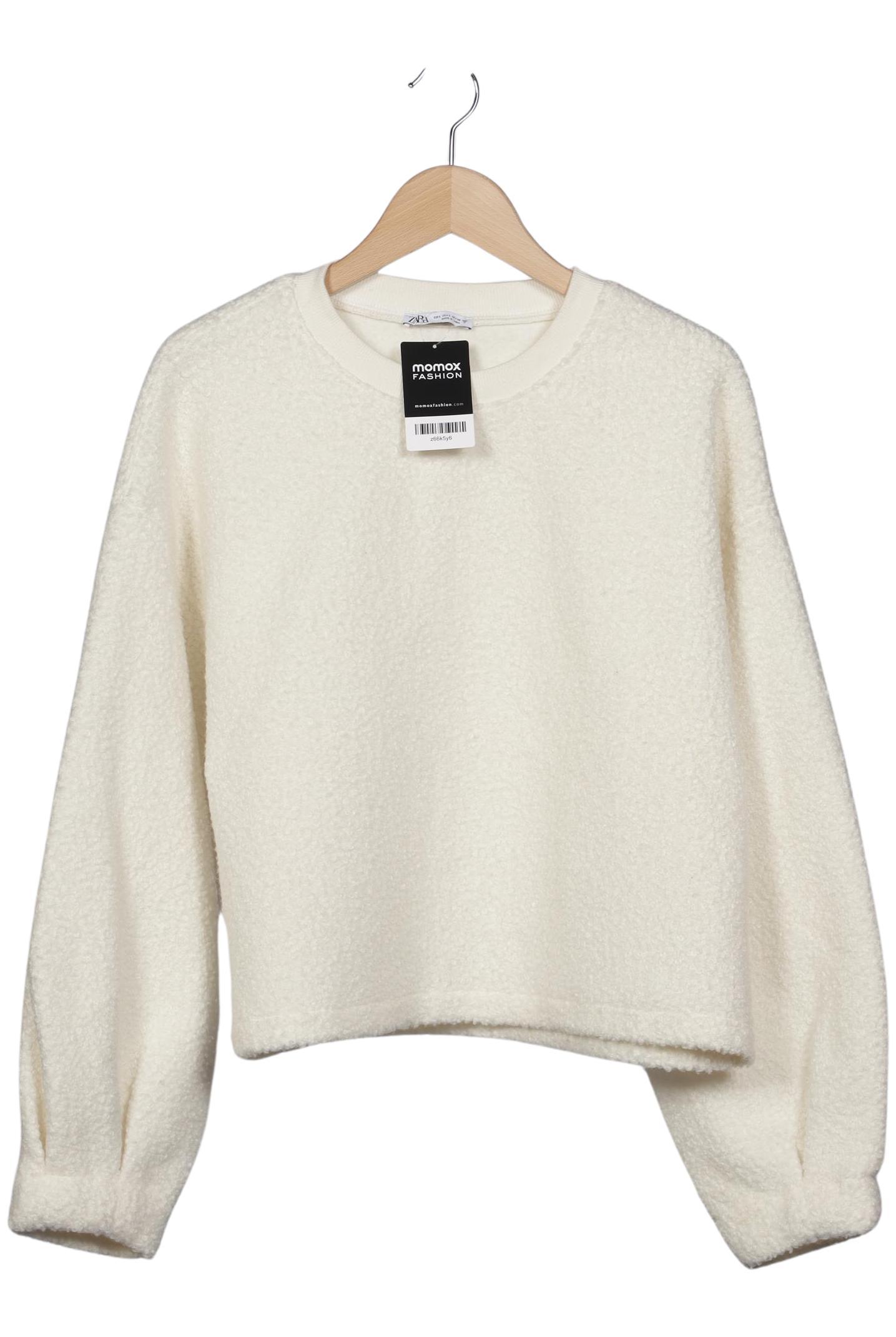 

Zara Damen Sweatshirt, cremeweiß, Gr. 42