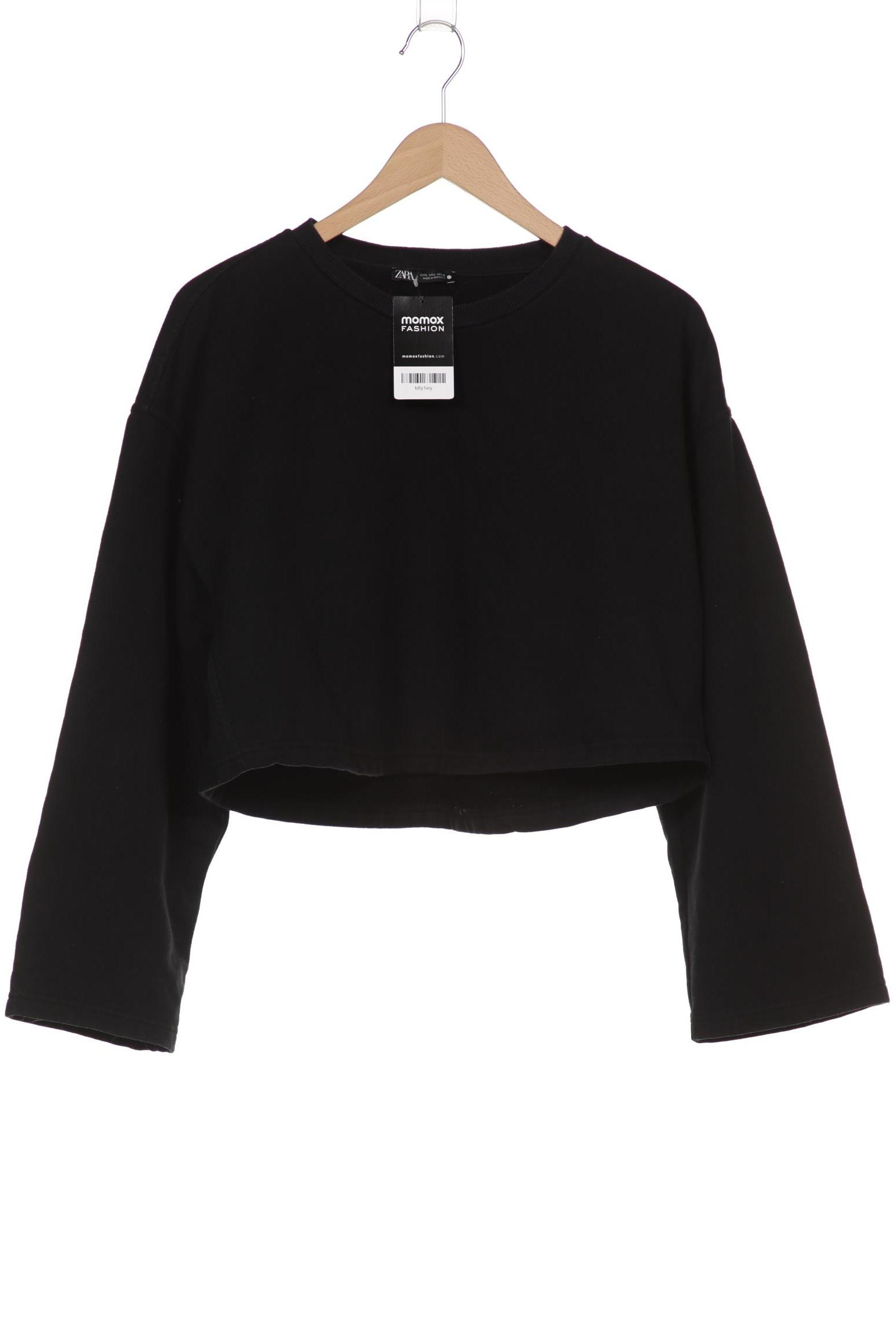 

ZARA Damen Sweatshirt, schwarz