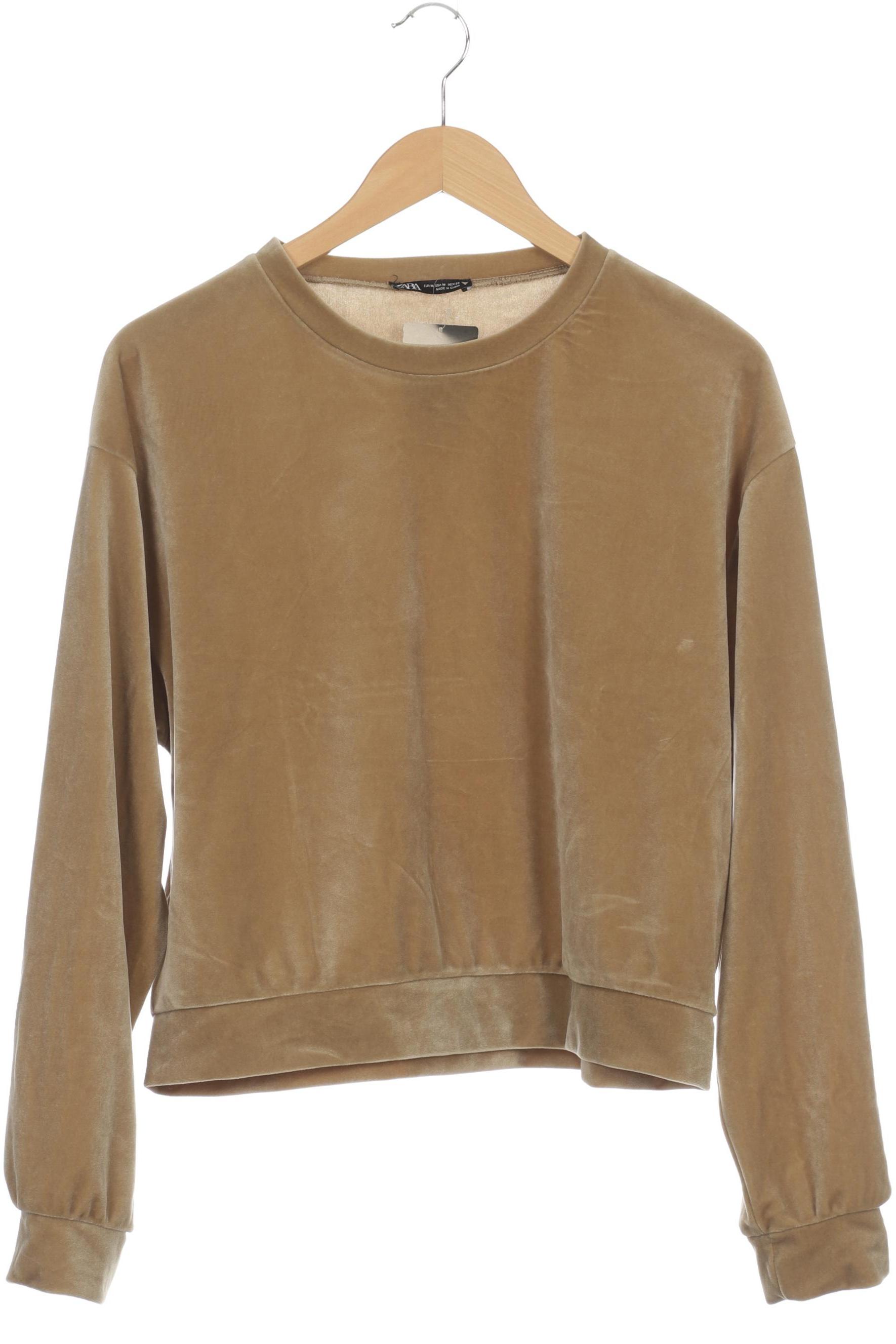 

Zara Damen Sweatshirt, beige, Gr. 38