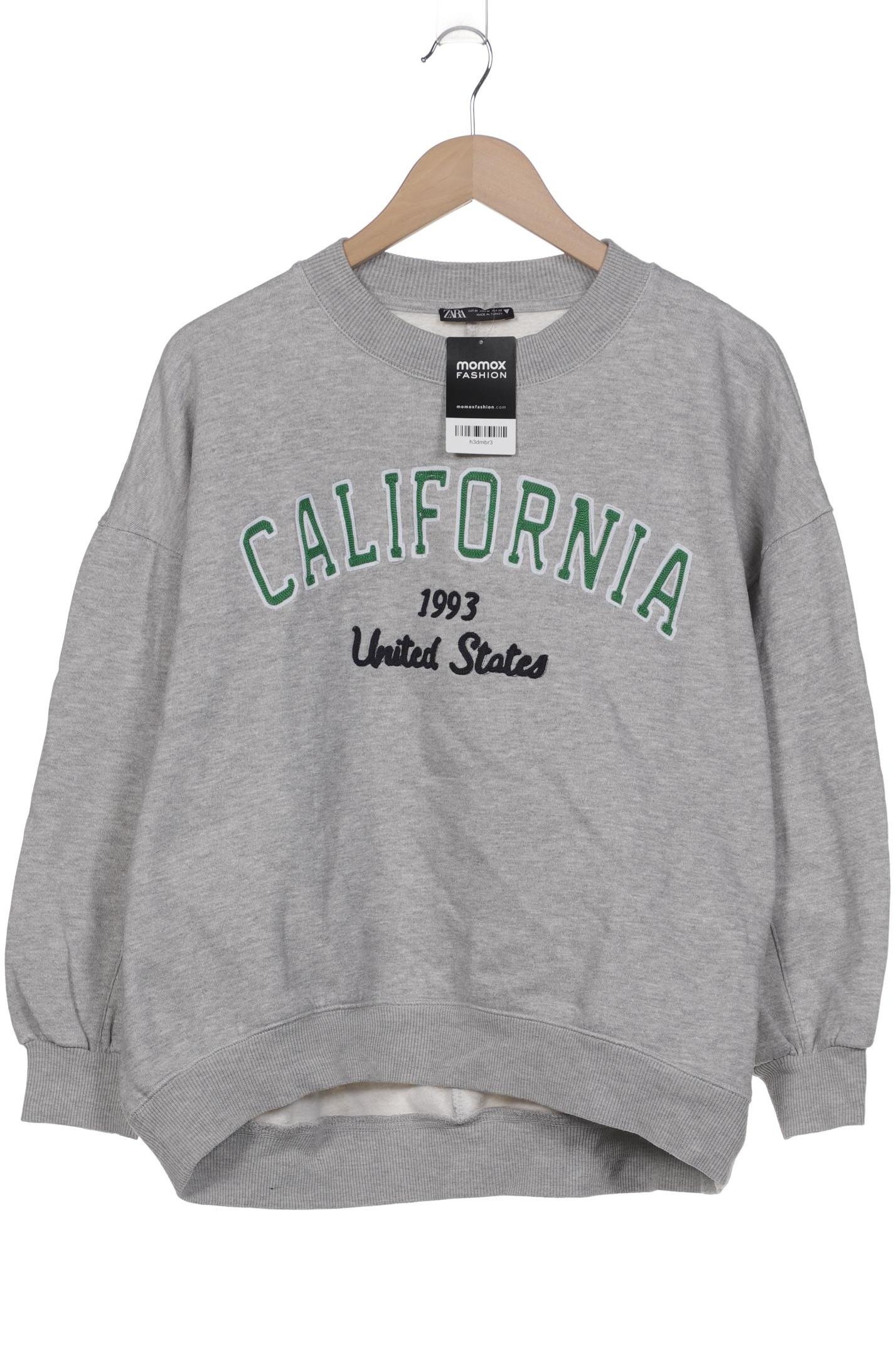 

Zara Damen Sweatshirt, grau, Gr. 38