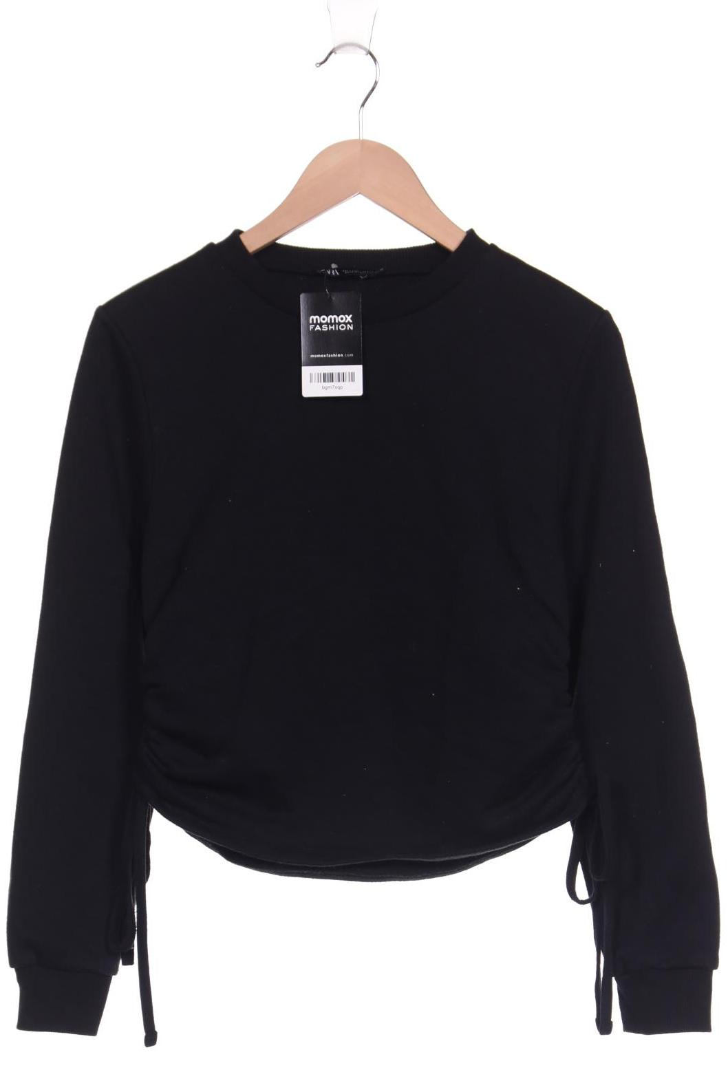 

ZARA Damen Sweatshirt, schwarz