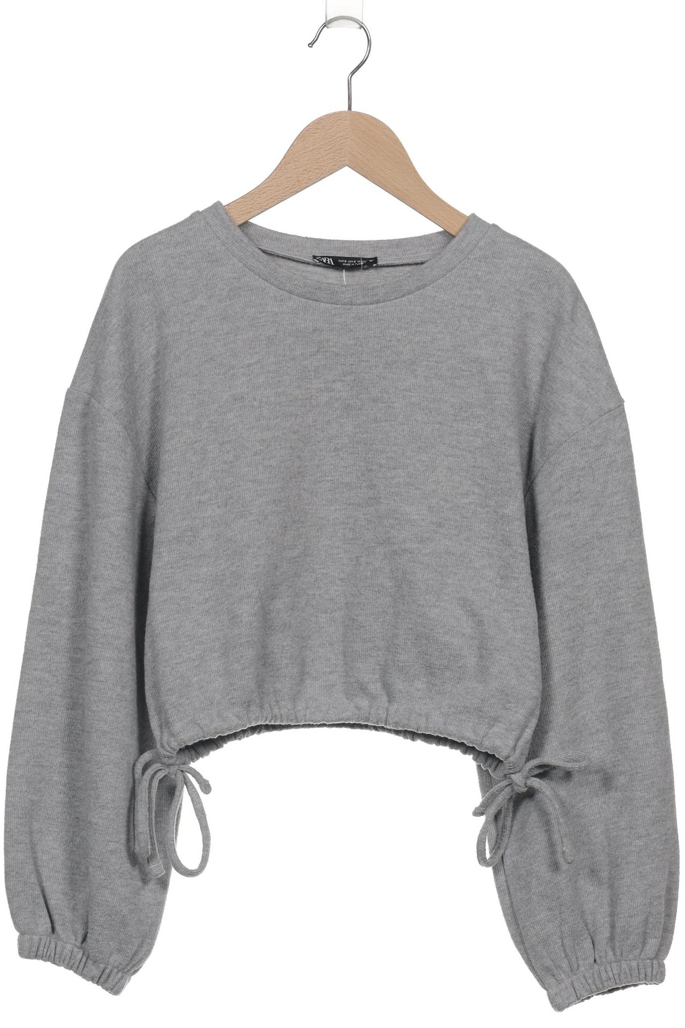 

Zara Damen Sweatshirt, grau, Gr. 36