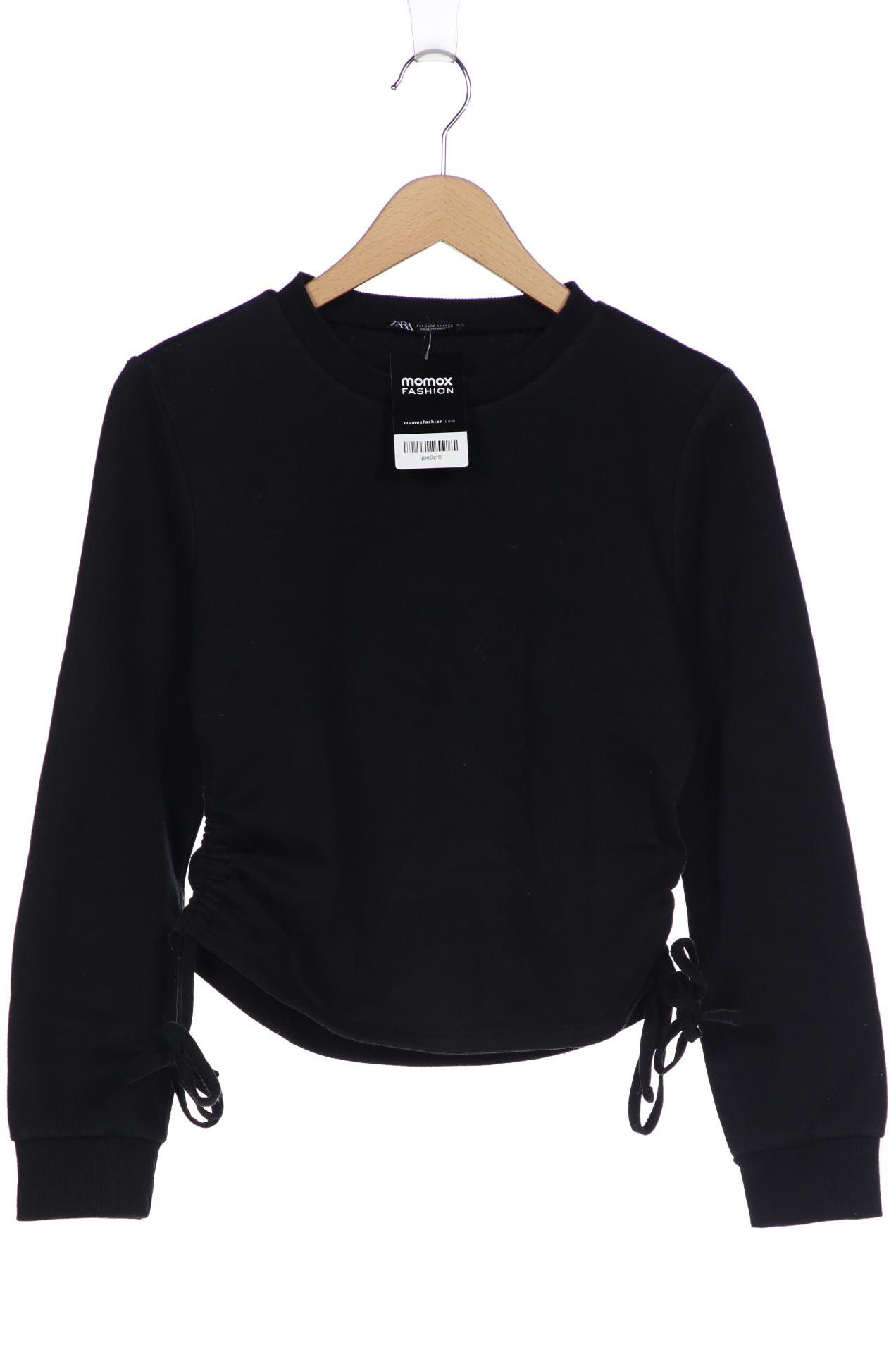 

ZARA Damen Sweatshirt, schwarz