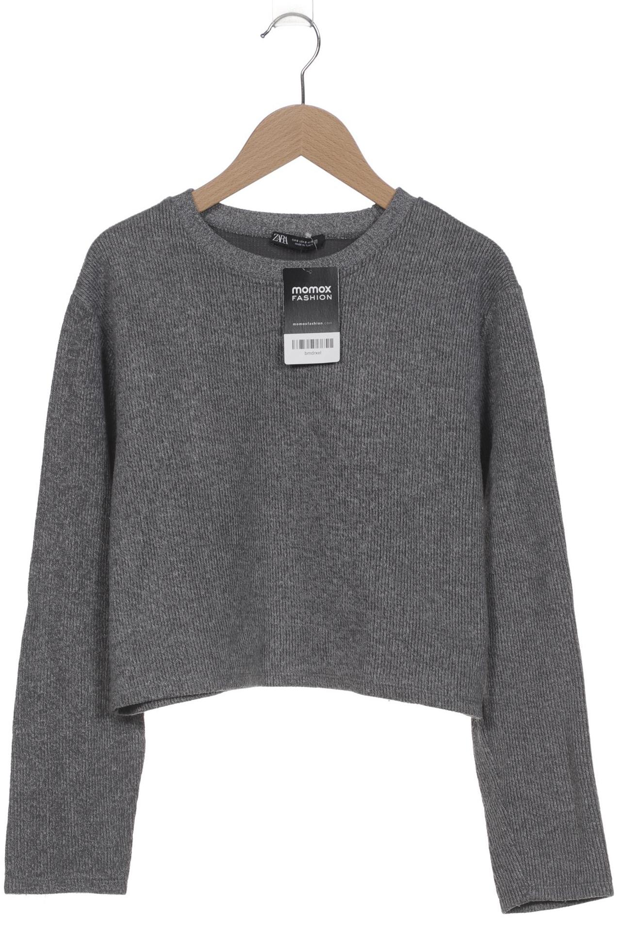 

Zara Damen Sweatshirt, grau, Gr. 36