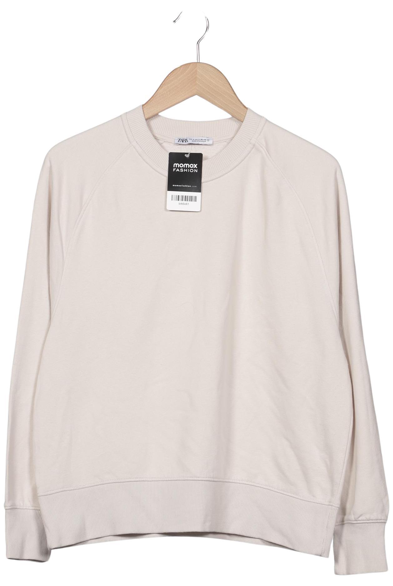 

Zara Damen Sweatshirt, beige, Gr. 36