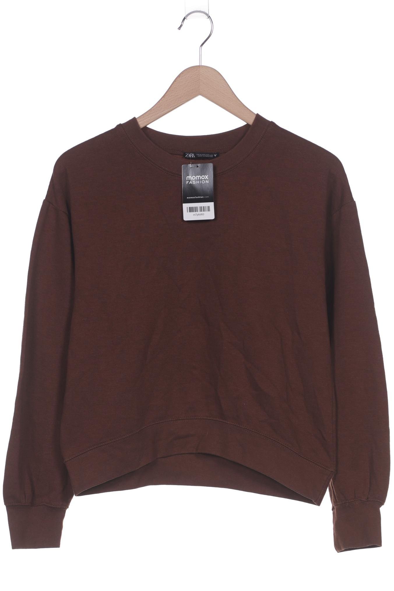 

Zara Damen Sweatshirt, braun, Gr. 38