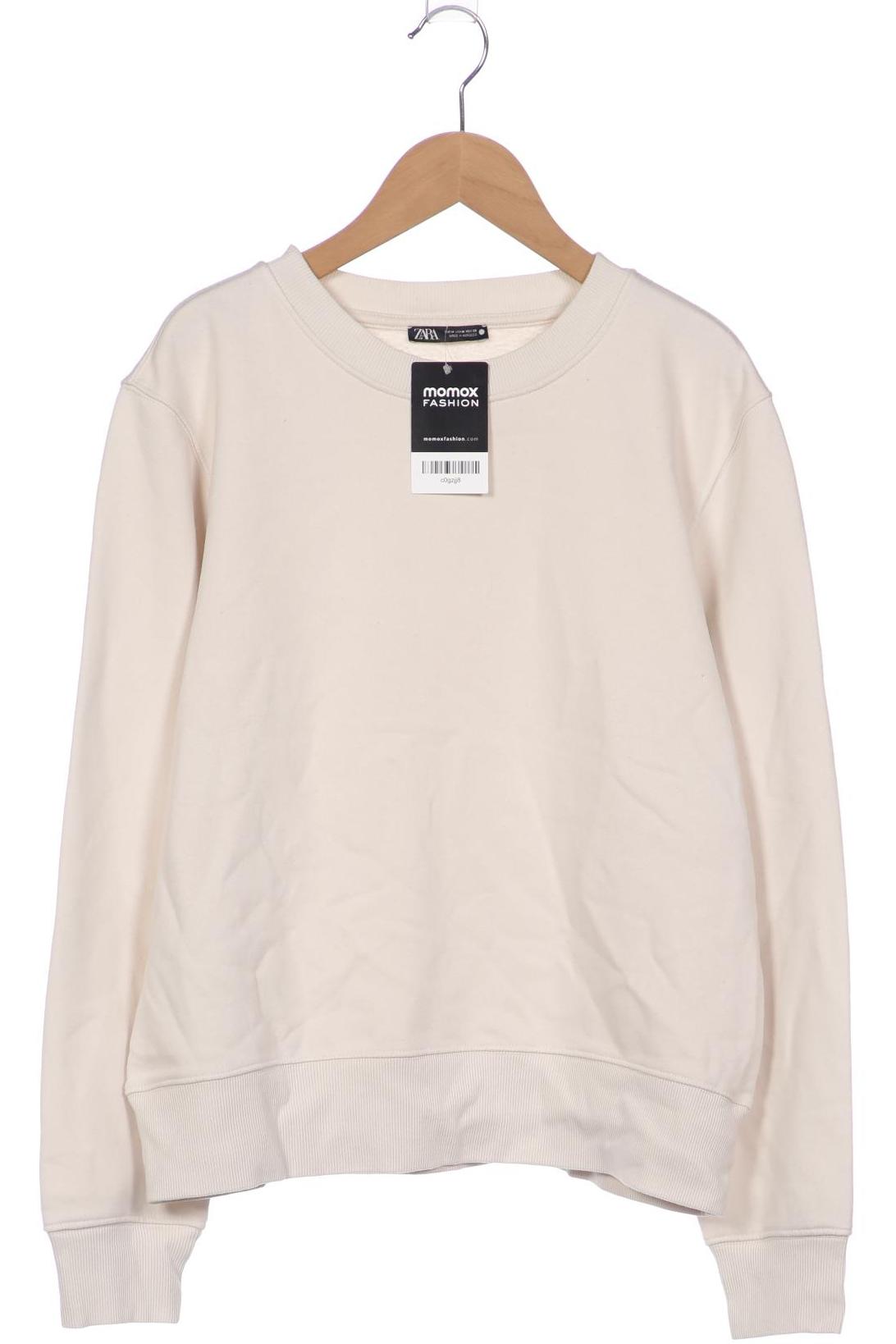 

Zara Damen Sweatshirt, beige, Gr. 38