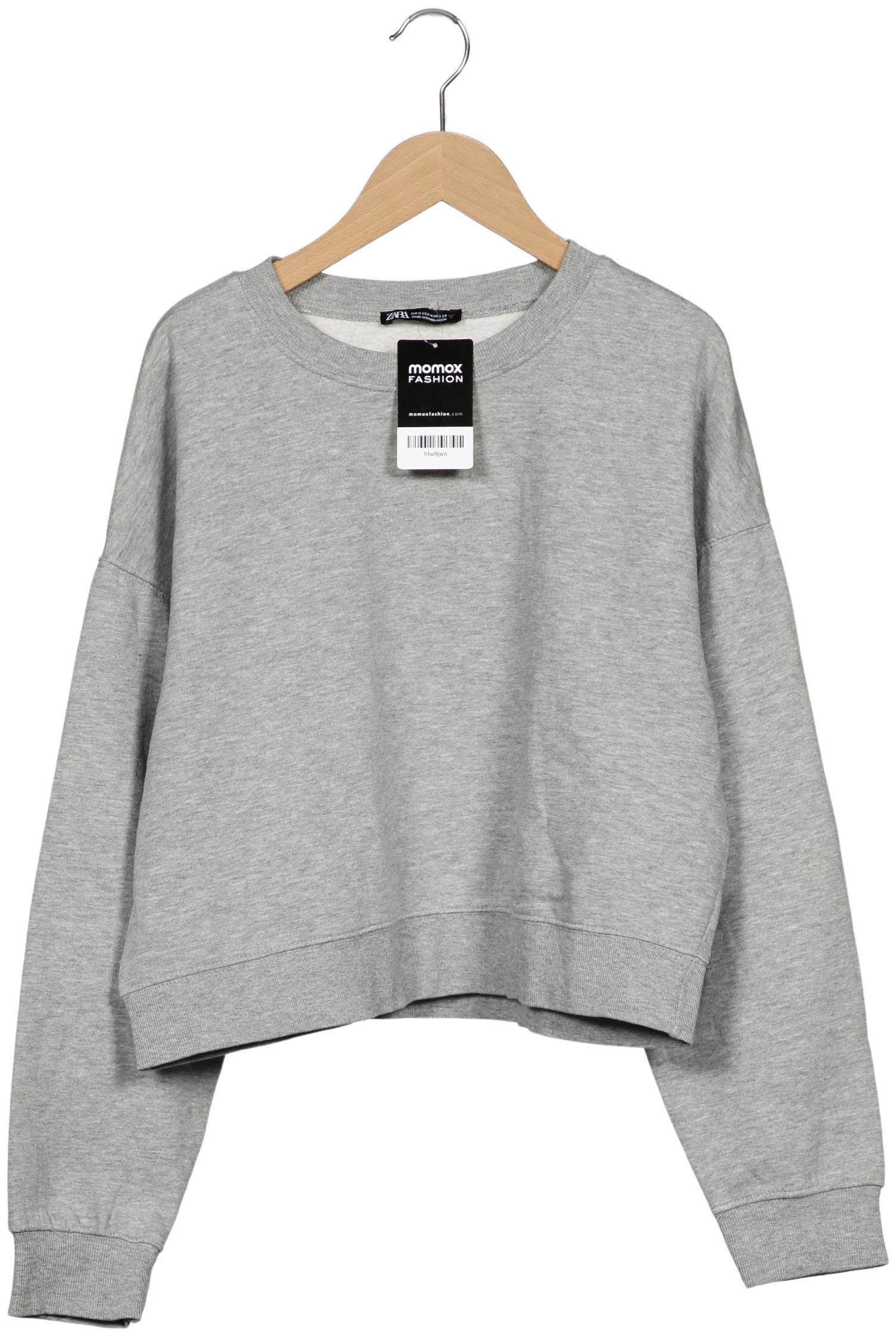 

Zara Damen Sweatshirt, grau, Gr. 38