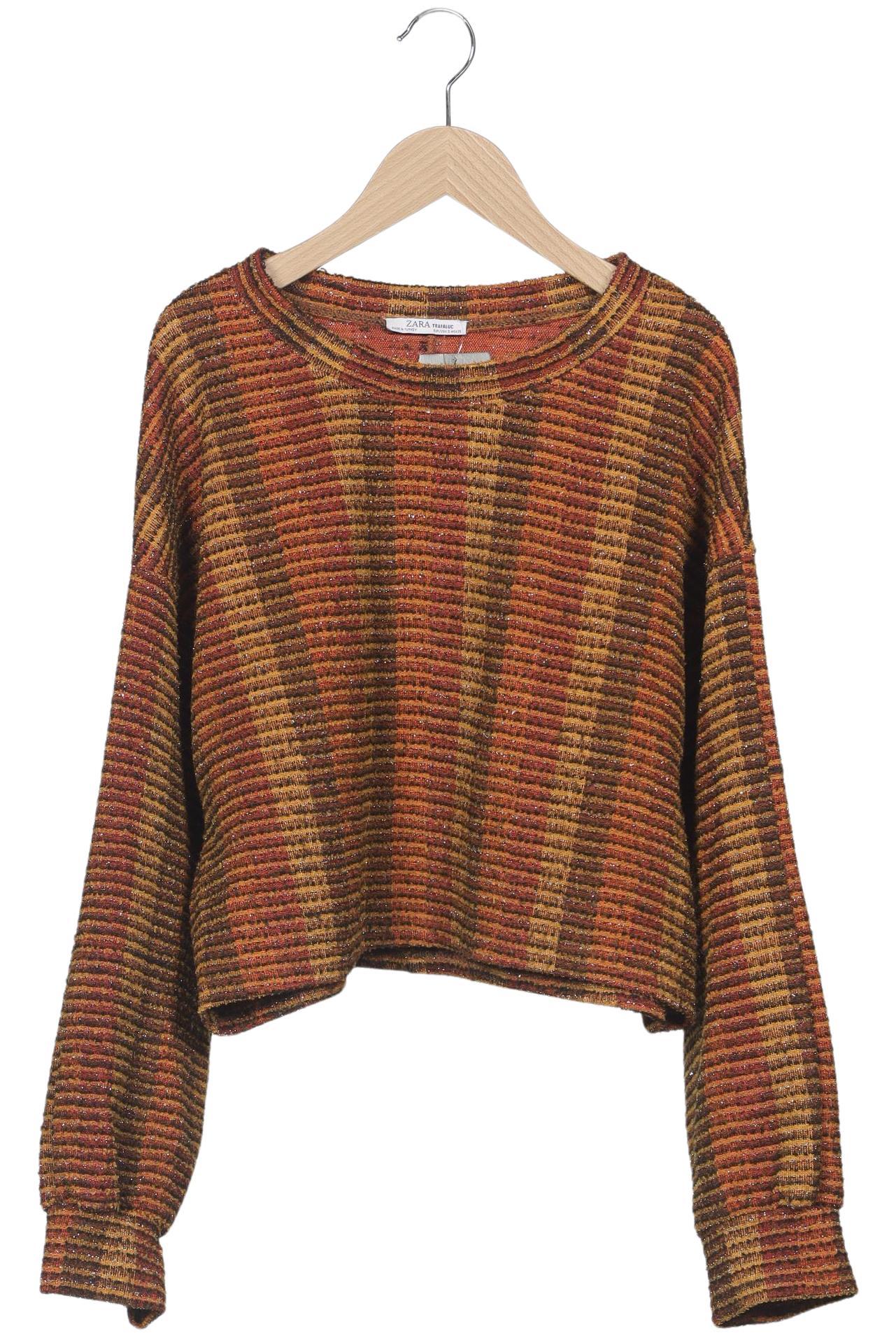 

Zara Damen Sweatshirt, mehrfarbig, Gr. 36