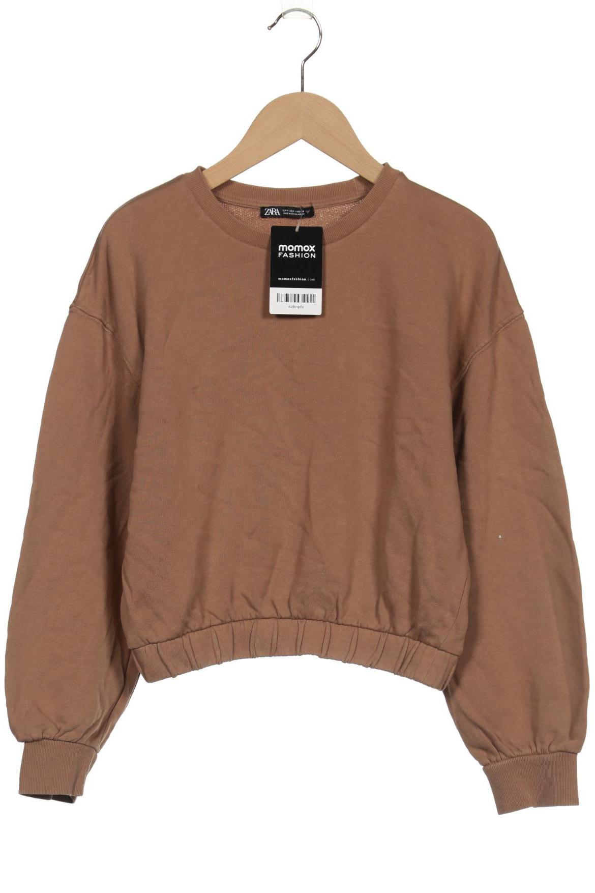 

Zara Damen Sweatshirt, braun, Gr. 38