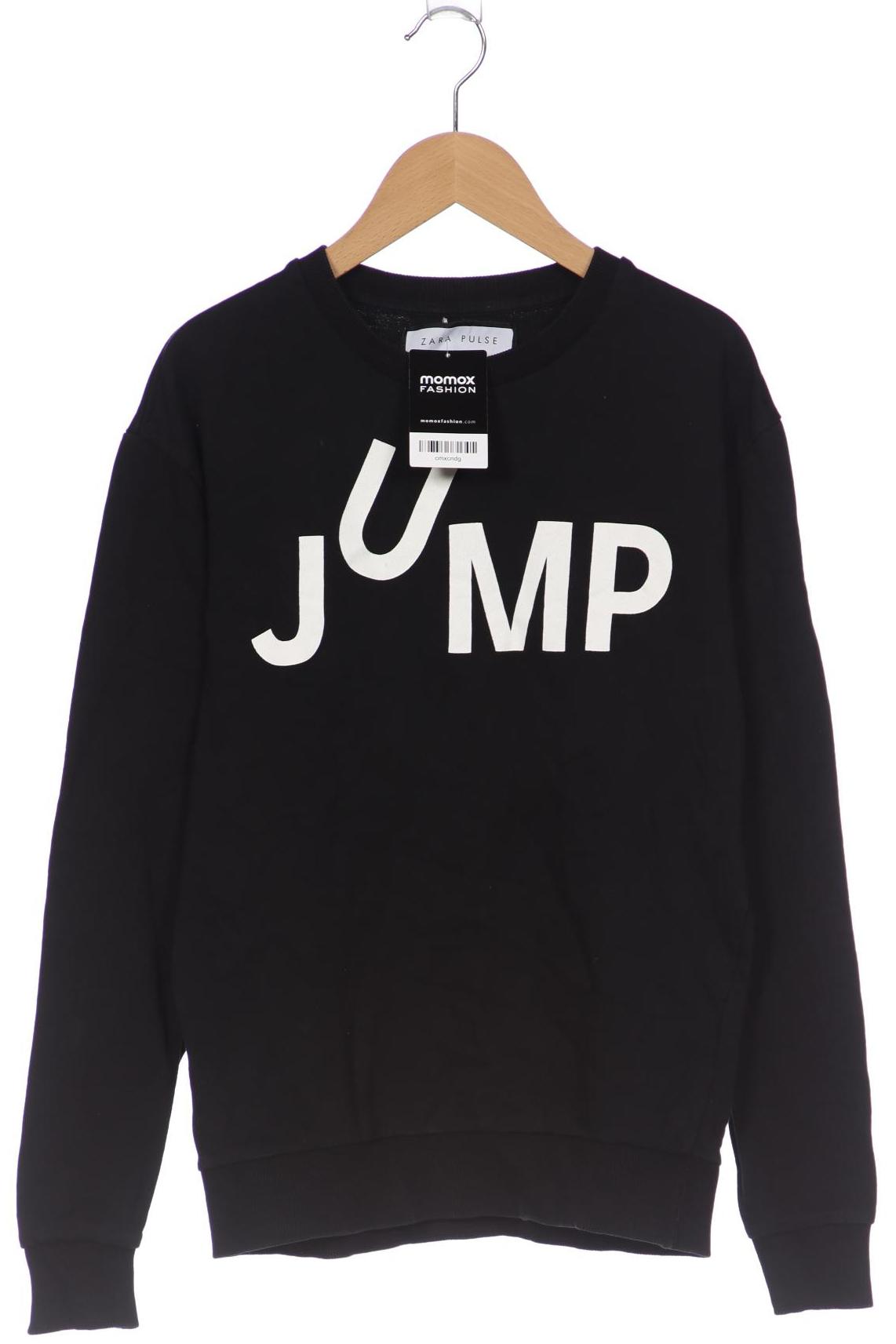

ZARA Damen Sweatshirt, schwarz
