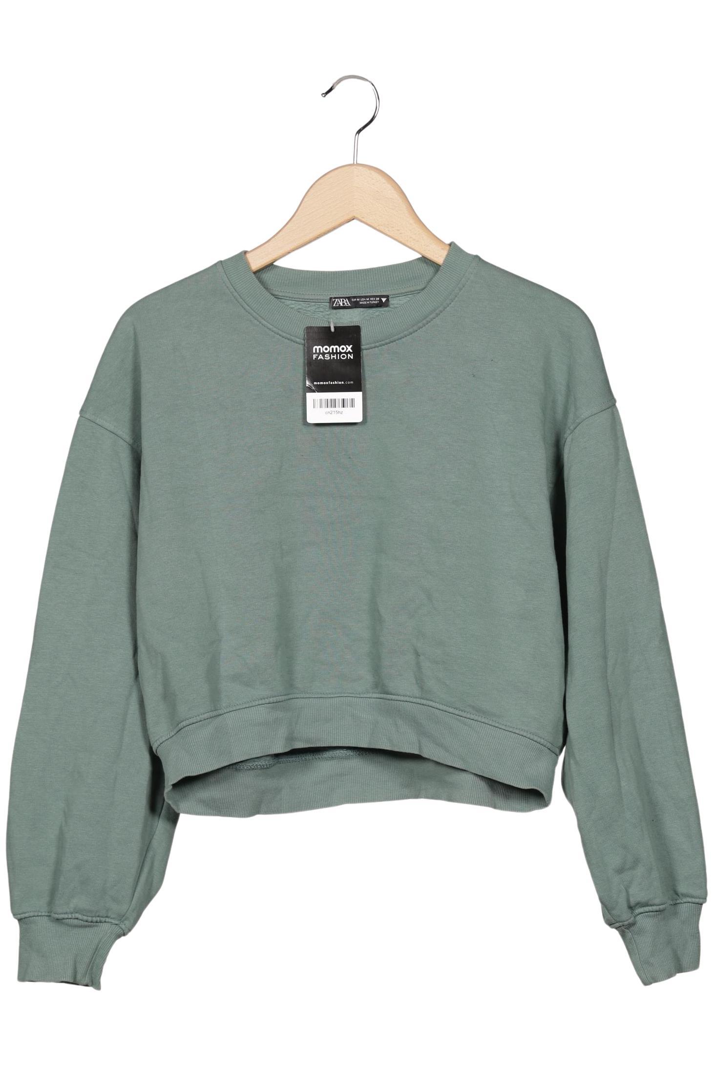 

Zara Damen Sweatshirt, grün, Gr. 38