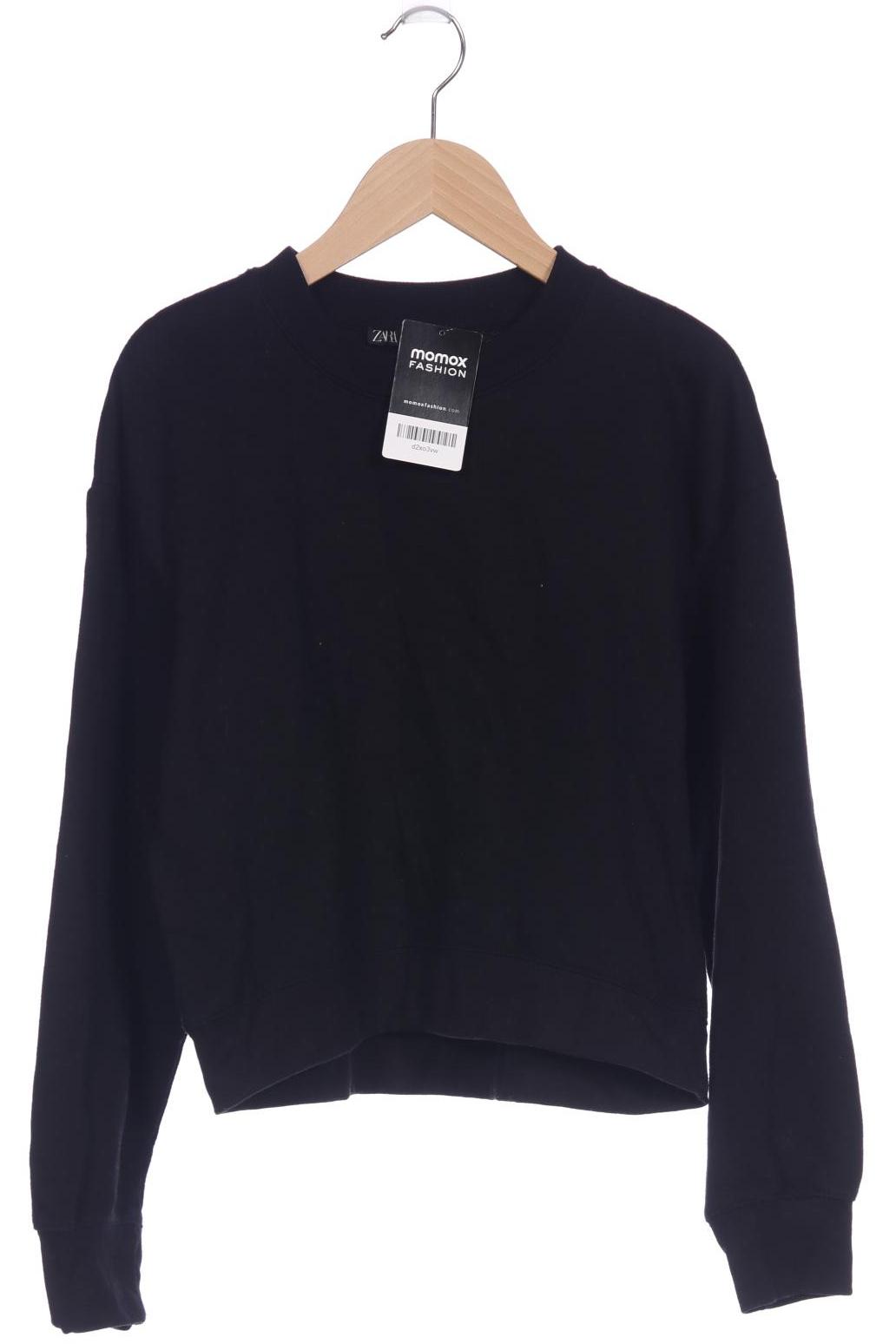 

Zara Damen Sweatshirt, schwarz, Gr. 36