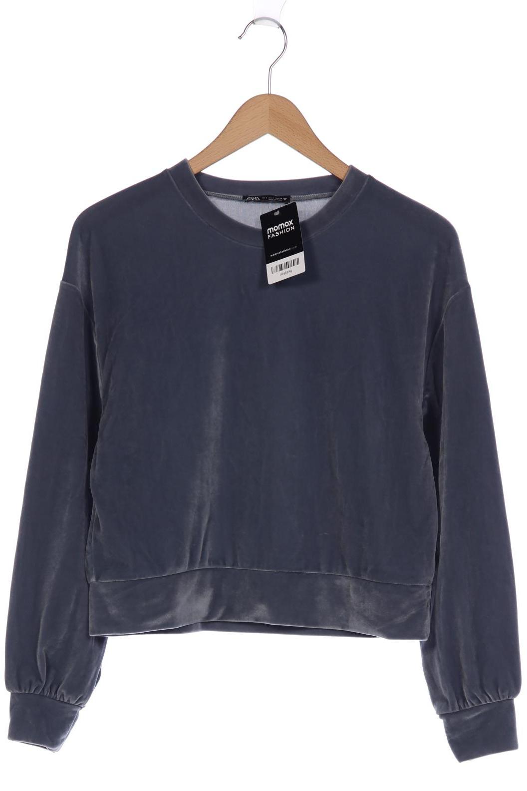 

ZARA Damen Sweatshirt, blau
