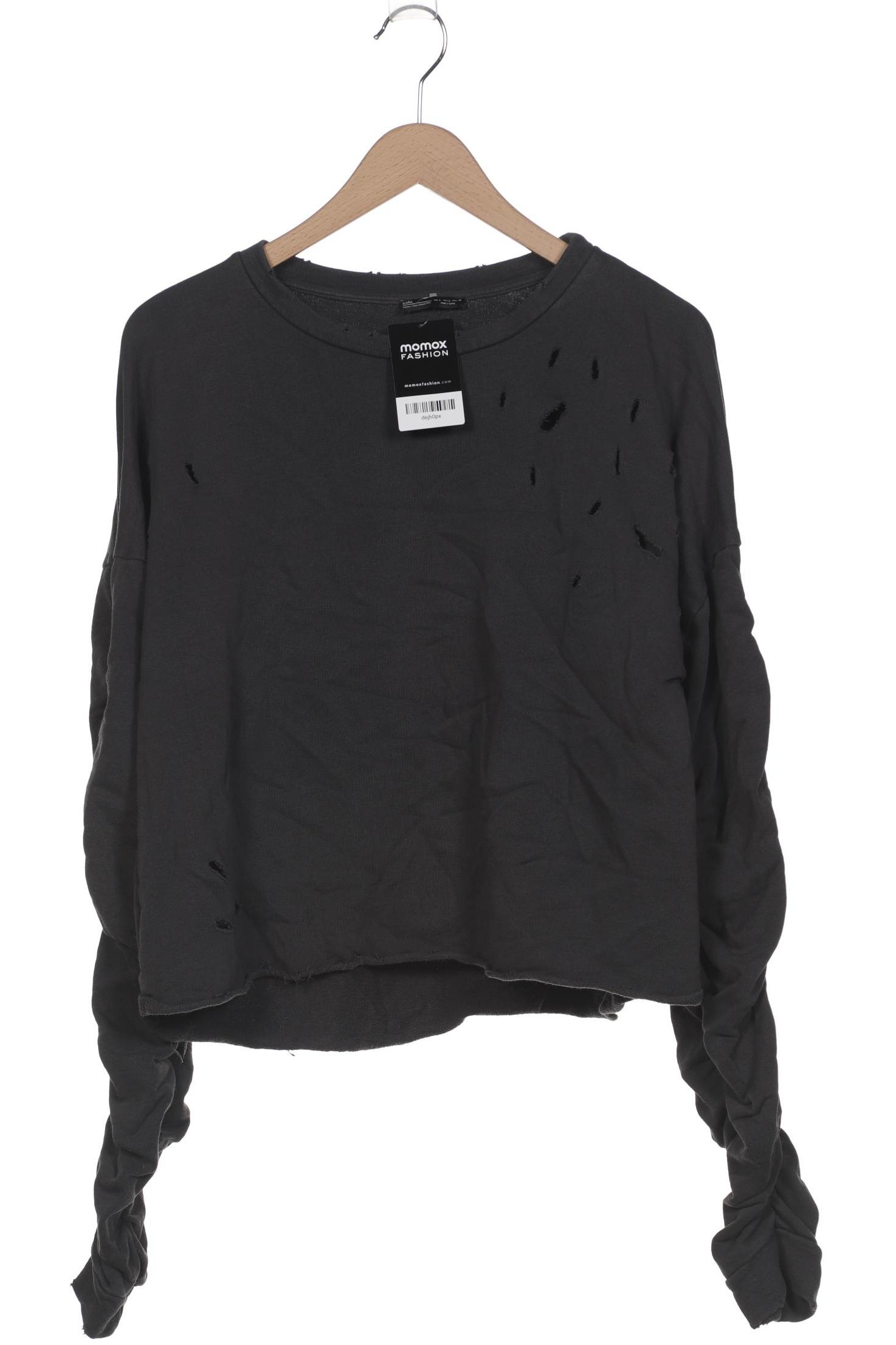 

Zara Damen Sweatshirt, grau, Gr. 42