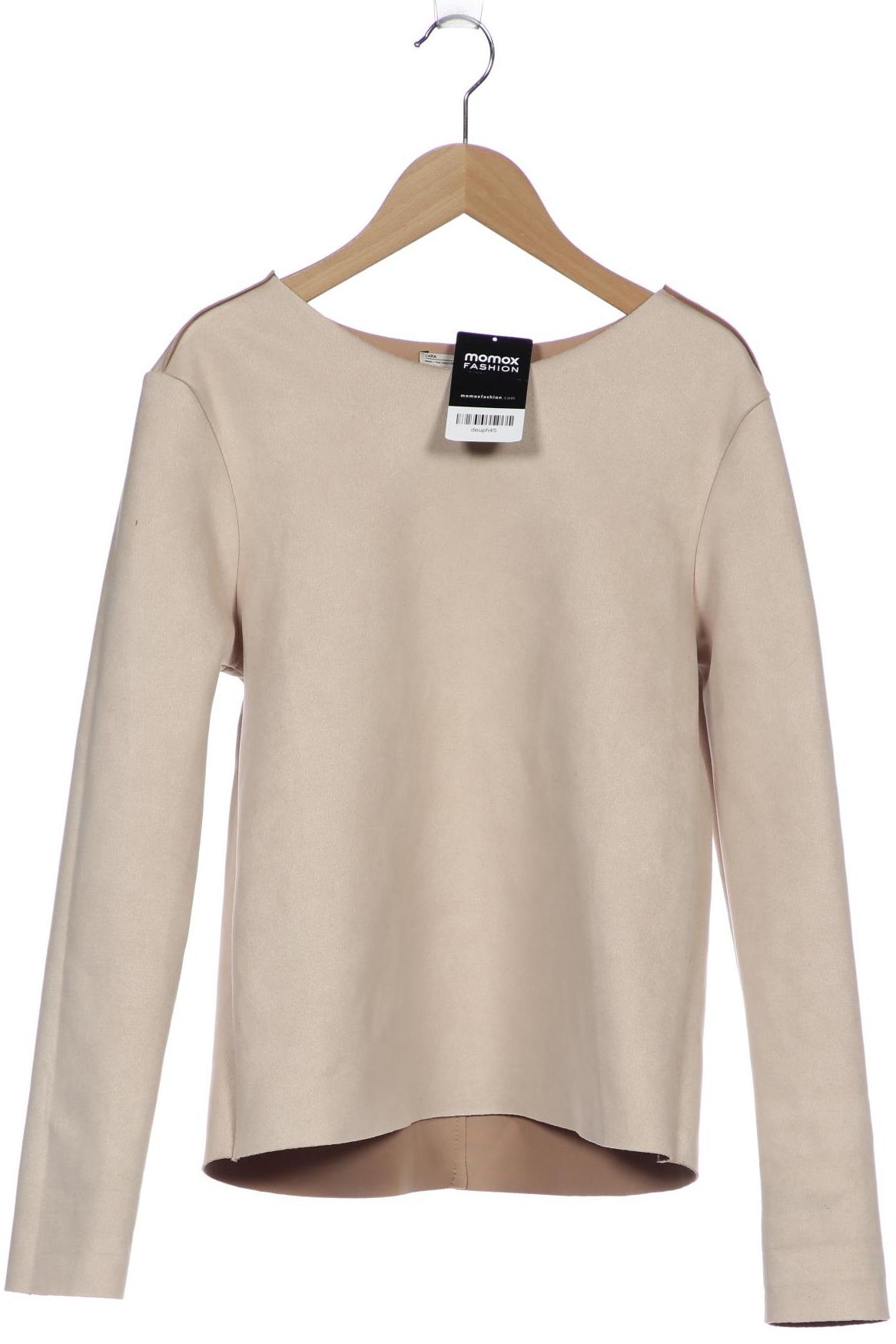 

ZARA Damen Sweatshirt, cremeweiß